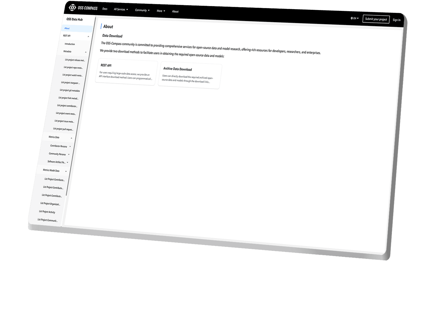OSS Data Hub